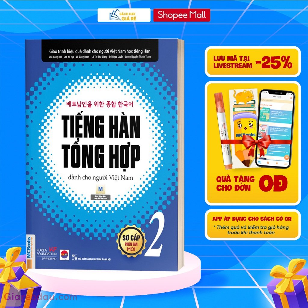 Sach Tieng Han Tong Hop Danh Cho Nguoi Viet Nam Trinh Do So Cap Tap 2 - Ban Den Trang