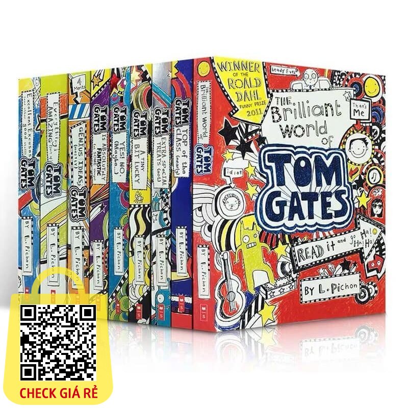 Sách – Tom Gates series 1 tiếng anh nhập 10 cuốn