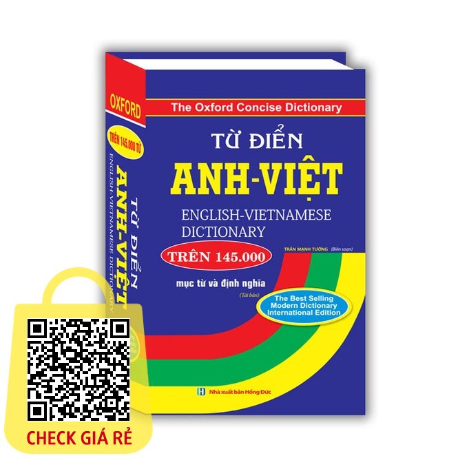 Sách Từ điển Anh - Việt trên 145.000 mục từ và định nghĩa (bìa cứng) - tái bản