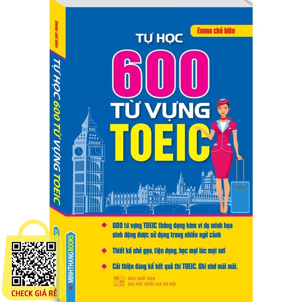 Sách Tự học 600 từ vựng TOEIC (tái bản) (MT)