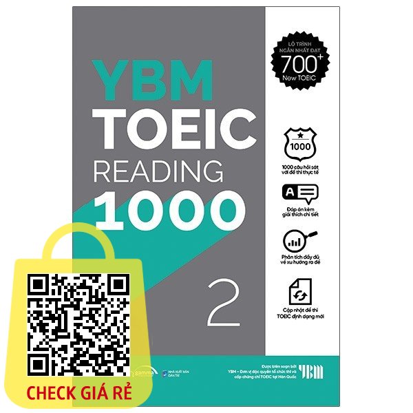 Sach YBM Actual Toeic Tests RC 1000 Vol 2