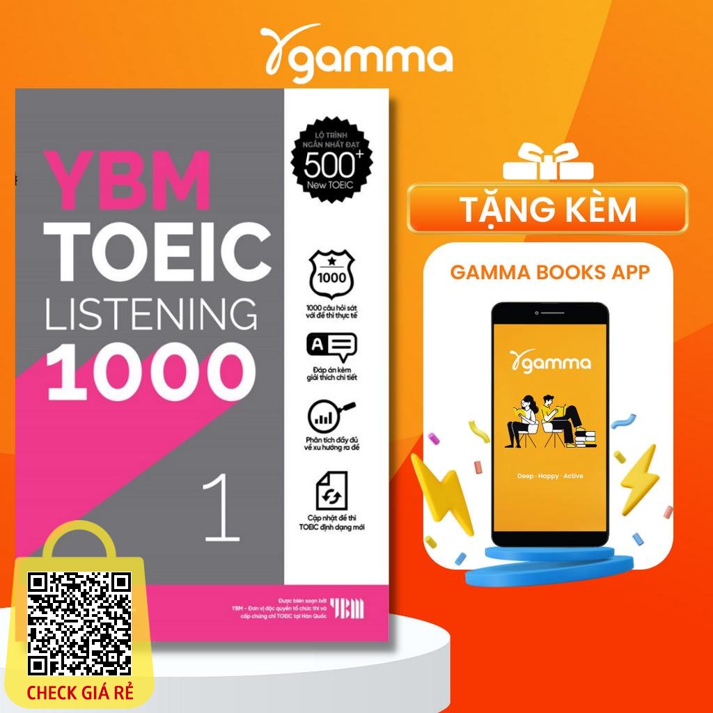Sach YBM TOEIC Listening 1000 Vol 1 (YBM Actual Toeic Tests LC 1000)