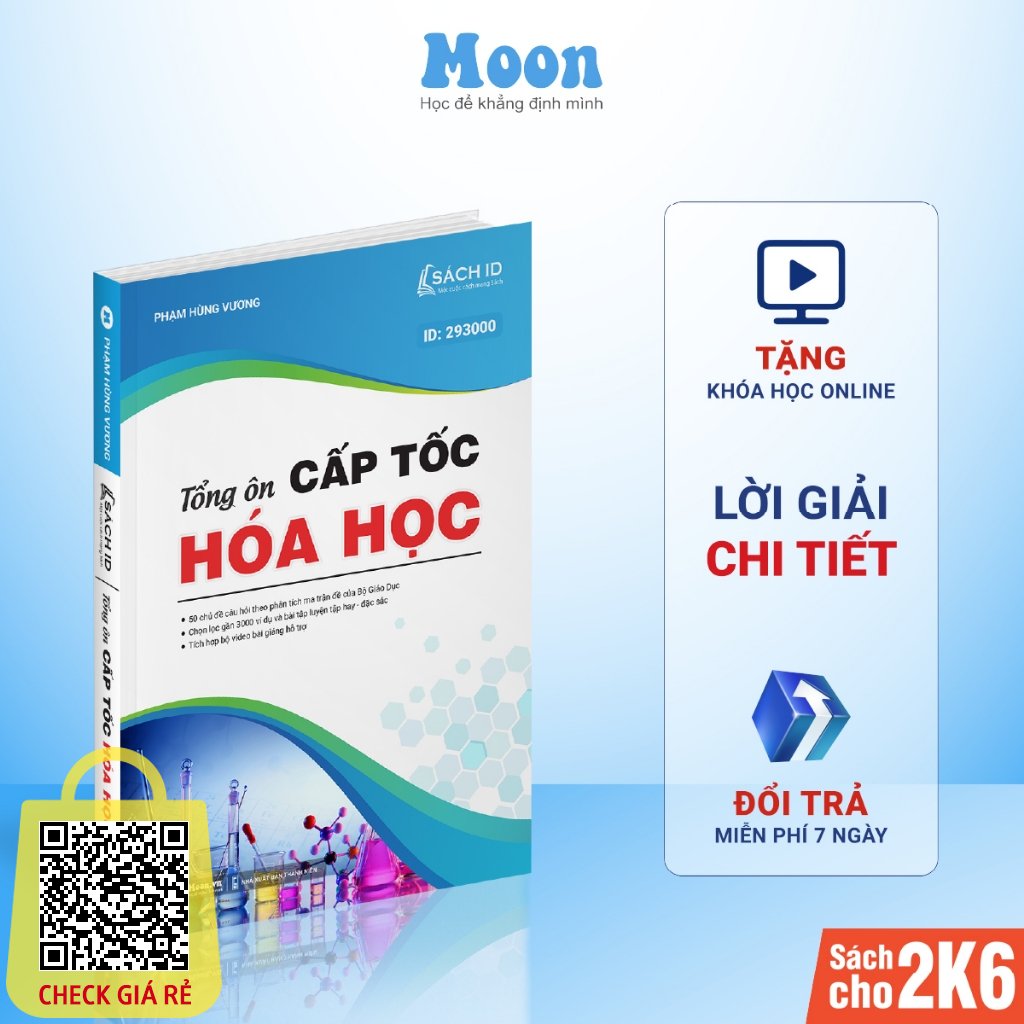 tong on cap toc hoa hoc 12 sach id on luyen thi thpt quoc gia 2023 moonbook