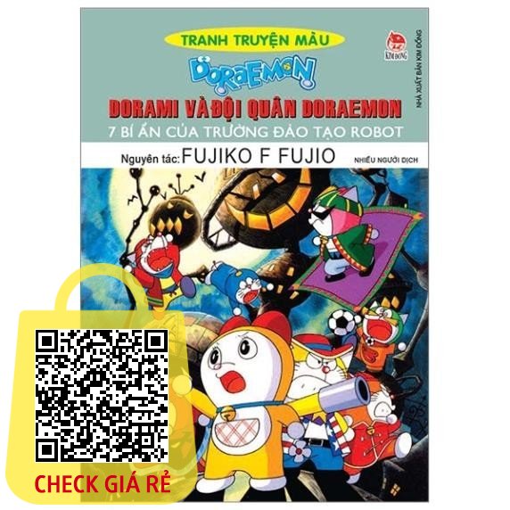 Truyện - Doraemon Tranh Truyện Màu - Doraemi Và Đội Quân Doraemon - 7 Bí Ẩn Của Trường Đào Tạo Robot - Kim Đồng