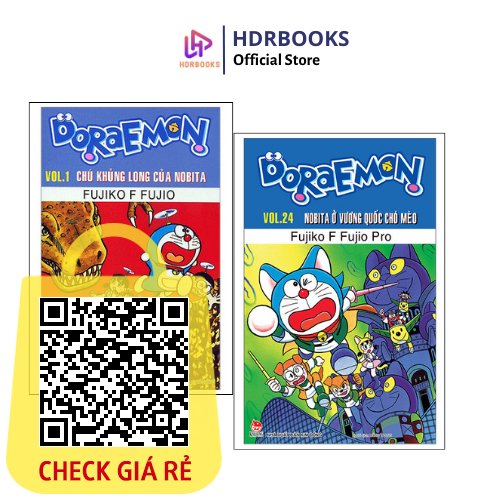 Truyen tranh Doraemon Truyen dai Tron Bo 24 Tap (Chon Le Tap) NXB Kim Dong